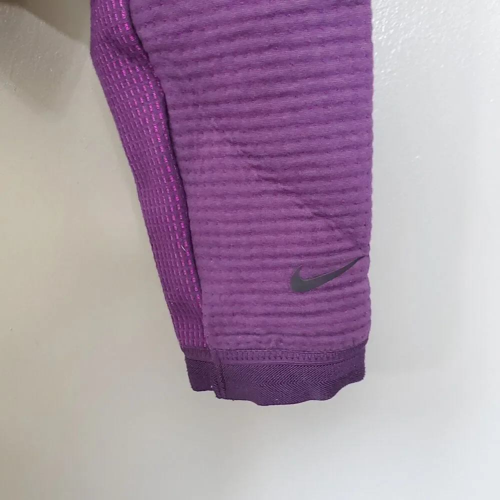 Nike Jacket Size Medium Sportswear City Ready Tech Purple Full Zip C19432-525
